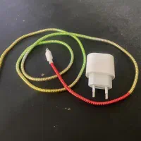 شارژ ۱۸واتی اپل و کابل معمولی