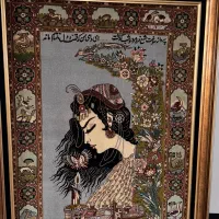 تابلو فرش دستباف قدیمی