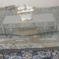 مبل ۷ نفره همراه میز عسلی ۴ عدد واستند لوازم دکوری