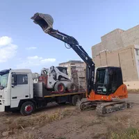 بابکت مینی بیل پیکور حمل نخاله خاور کمپرسی|خدمات حمل و نقل|قزوین, |دیوار