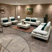 %مبل راحتی پازلی تخت شوصدفی/مبلمان کاج/