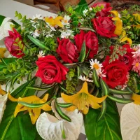 گل روکابینتی بسیار زیبا|گل مصنوعی|بهبهان, |دیوار