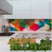 شیشه بین کابینتی طرح دار|مصالح و تجهیزات ساختمان|سیرجان, |دیوار