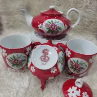 قوری چینی طرح دار|صنایع دستی و سایر لوازم تزئینی|کرمان, |دیوار