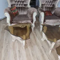 مبل ۷ نفره با جلو مبلی وعسلی