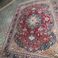 فرش ۱۲ متری باستان یزد لاکی شکوفه کائنات شعبانیه۱|فرش|بیرجند, |دیوار