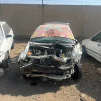 پراید ۹۴ جلو بدنه تصادفی