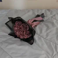 دسته گل باکس گل ربانی