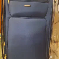 چمدان مسافرتی برزنتی سورمه ای رنگ