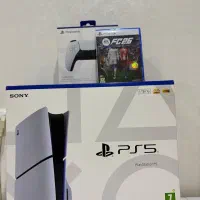 ps5 slim standard 2116 دو دسته آکبند