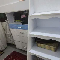 تخت خواب نوجوان زیبا جدید جادار|تخت و سرویس خواب|مشهد, کشاورز|دیوار