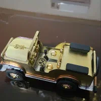 جیپ دست ساز مجسمه برنزی|مجسمه، تندیس، ماکت|تهران, کوی بیمه|دیوار