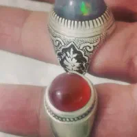 انگشتر نقره اوپال و فیلی .معاوضه با انگشتر .|جواهرات|تهران, اتابک|دیوار