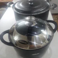 قابلمه تفلن تک ظرف و چدن ARSHIA