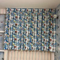 پرده طرح دار اتاق کودک