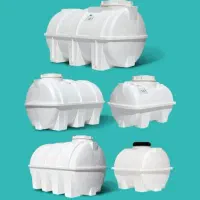 مخزن آب تانکر منبع آب افقی پلیمری مستقیم کارخانه