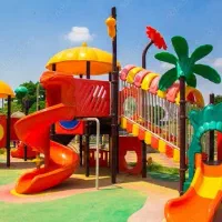 فروش تاب وسرسره بزرگ پارکی مدل سقف دار پارک