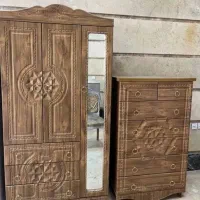 کمد لباسی ۳در|تخت و سرویس خواب|آباده, |دیوار