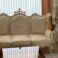 مبل استیل ۹ نفره سالم و زیبا و قوی