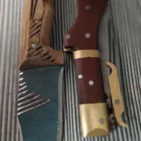 چاقو دنده افقان|کلکسیون اشیاء عتیقه|رفسنجان, |دیوار