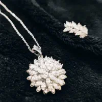 نیم ست نقره (مناسب هدیه )|جواهرات|یزد, |دیوار