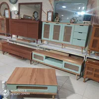 اینه کنسول طرح حصیری|بوفه، ویترین، کنسول|مشکیندشت, |دیوار