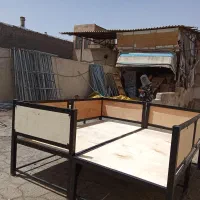 تخت سنتی چوبی وفلزی قوطی 3*5و5*5|تخت و سرویس خواب|قم, باغ شازده|دیوار