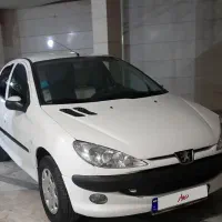 پژو ۲۰۶ مدل ۸۶ سفید سالم