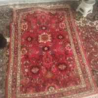 قالی زرنیم چهار چنگ