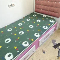 تخت دخترونه با تشک|کالسکه و لوازم جانبی|بابل, |دیوار