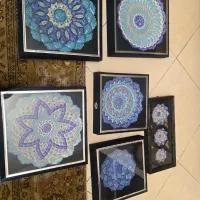 بشقاب میناکاری مس