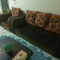 مبلمان راحتی هفت نفره|مبلمان خانگی و میز عسلی|سنگر, |دیوار