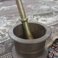 سماور زغالی قدیمی جنس وشاب ۲ لیتری وهونگ برجی