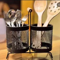 جاقاشقی فلزی دسته چوبی|آب‌چکان و نظم‌دهنده ظروف|مشهد, هنرور|دیوار