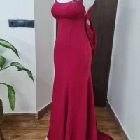 پیراهن مجلسی ارغوانی سایز ۳۸ ۴۰|لباس|کرج, حسین‌آباد|دیوار