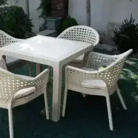 میز و صندلی ناهارخوری پلاستیکی هیوا254 /تهران نواب