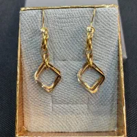 گوشوار  لوکس هندسی عیار ۱۸|جواهرات|شیراز, تندگویان|دیوار