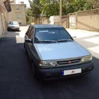 پراید نقره ای مدل ۸۱ عروسک