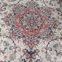 جفت قالی 9 متری دستباف رفیعی کاشان ریزبافت در حد