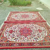یه جفت فرش دستباف ۶متری زمینه کرم تاجری|فرش|تبریز, |دیوار