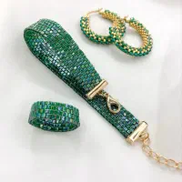 سفارش وآموزش انواع کارهای منجوق بافت|بدلیجات|همدان, |دیوار