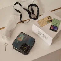 گوشی تاشو طرح اپل i18 pro دو ۲ سیمکارت