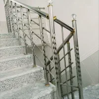 نصب پله استیل و آلمینیوم و حفاظ بانکی