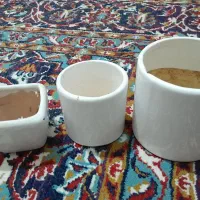 ۳عددگلدان سرامیکی ۷۰تومن