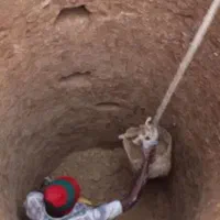 حفر چاه آب چاه فاضلاب جا شمعی