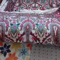 قالی دستباف ۸۰ در ۱۵۰..بدون ایراد .نخ معمولی