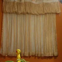 پرده همراه با میله و گیره|پرده، رانر، رومیزی|تهران, استقلال|دیوار