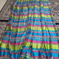 پرده حریر رنگی