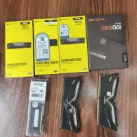 رم ddr5 16 و32و64گیگ، رم ddr4 16و 32 و ssd
