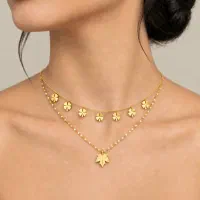 گردنبند پولکی ظریف